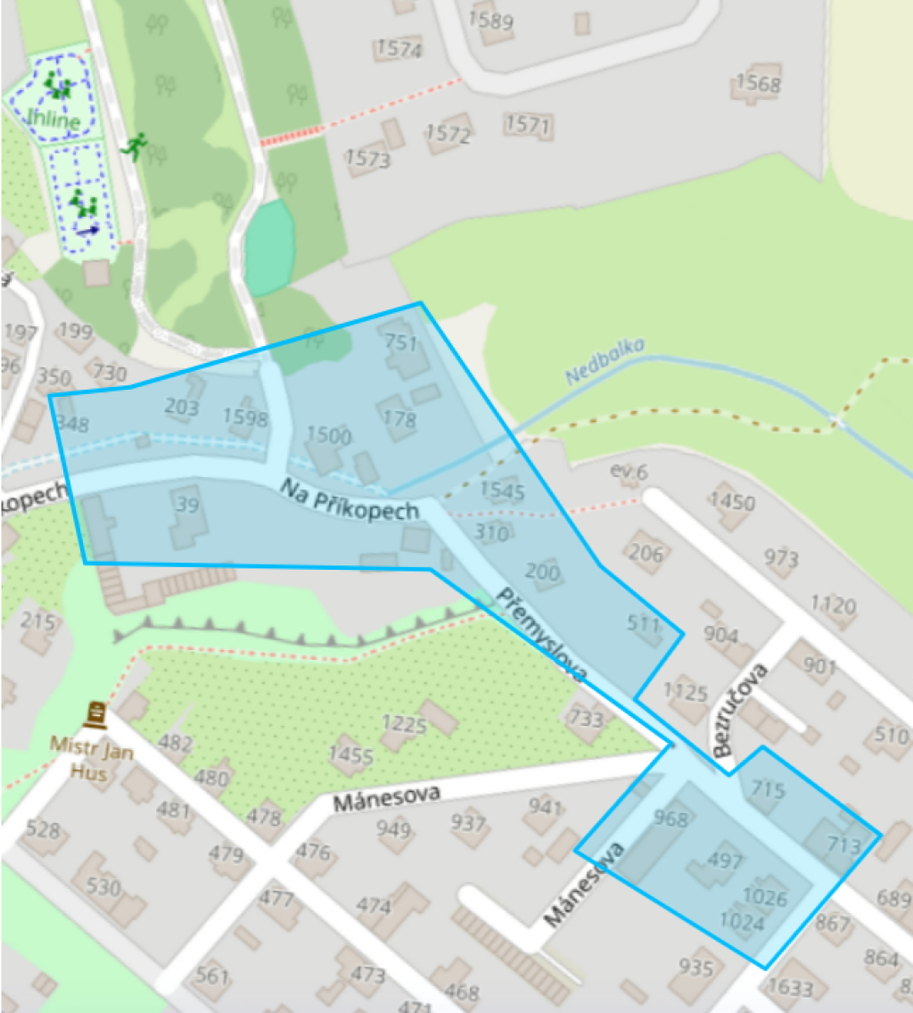 Ve středu 13. listopadu bude od 8 do 12 hodin přerušena dodávka vody v části ulic Na Příkopech, Přemyslova a Mánesova