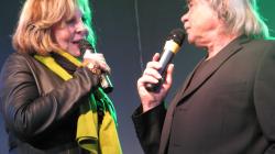 Hanu Zagorovou jsme v posledních letech mohli vidět i na koncertech Valečovského léta s hostem Petrem Rezkem. Například 4. června 2010. Foto: Petr Novák