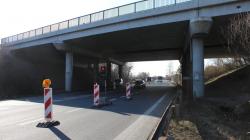 Začala přestavba křižovatky u KM Prona na kruhový objezd. Foto: Petr Novák, 10. března 2022