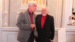 Na besedu zavítal herec Milan Koníček, „doyen“ mladoboleslavského divadelního souboru. Foto: Petr Novák