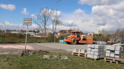 Přestavba křižovatky u KM Prona vstoupila do druhé etapy. Foto: Petr Novák, 19. dubna 2022 Přestavba křižovatky u KM Prona vstoupila do druhé etapy. Foto: Petr Novák, 19. dubna 2022
