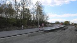 Přestavba křižovatky u KM Prona vstoupila do druhé etapy. Foto: Petr Novák, 19. dubna 2022 Přestavba křižovatky u KM Prona vstoupila do druhé etapy. Foto: Petr Novák, 19. dubna 2022