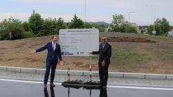Starosta Mnichova Hradiště Ondřej Lochman a krajský radní pro dopravu Karel Bendl. Foto: Petr Novák