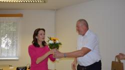 Tereza Kostková besedovala v domě s pečovatelskou službou v Dolním Bousově. Foto: Zdeněk Plešinger