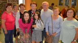 Tereza Kostková besedovala v domě s pečovatelskou službou v Dolním Bousově. Foto: Zdeněk Plešinger