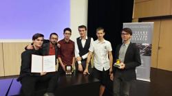 Studenti Gymnázia Mnichovo Hradiště vyhráli soutěž na Technické univerzitě v Liberci. Foto: Gymnázium Mnichovo Hradiště