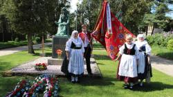 Hlavní program odpoledních oslav v parku u nádraží. Foto: Petr Novák