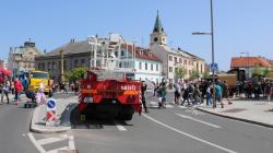 Hasičské vozy na oslavách LIAZu. Foto: Petr Novák