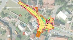 V Kosmonosech bude od března do října uzavřena křižovatka Debřské, Boleslavské a Stakorské ulice. Zdroj: CR PROJECT