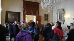 Účastnici exkurze navštívili i Předpokoj Audienční síně. Foto: Petr Novák