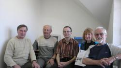 Společné foto z počítačového kurzu, 9. května 2009. Foto: archiv Spokojeného domova