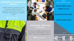 Staňte se úředníkem nebo městským strážníkem. Město Bakov nad Jizerou nabízí několik volných pracovních pozic