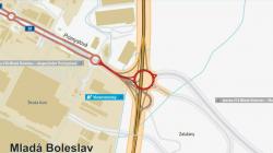 Budoucí podoba MÚK Kosmonosy na D10. Foto: ŘSD