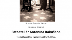 Zítra bude v Bakově zahájena výstava fotografií zdejšího rodáka Antonína Rakušana