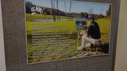 Výstava obrazů Jaroslava Najmana v Kněžmostu končí 29. října, poté se přesouvá do Hradiště. Foto: Radek Žďánský