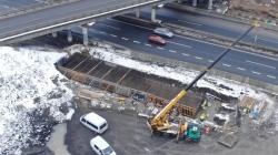 Rekonstrukce mimoúrovňové křižovatky D10 Kosmonosy pokračuje. Foto: ŘSD