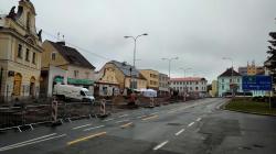 Mnichovo Hradiště, revitalizace náměstí, 23. 5. 2020. Foto: Petr Novák