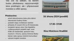 Než vyjedou bagry 2024. Město zve na veřejné představení letošní stavební sezóny