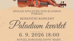 V klášterském kostele se uskuteční benefiční koncert Paladium kvartet V klášterském kostele se uskuteční benefiční koncert Paladium kvartet