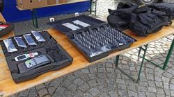 Policisté prezentovali dětem svou práci. Foto: Policie ČR