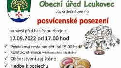 Obec Loukovec zve na posvícení