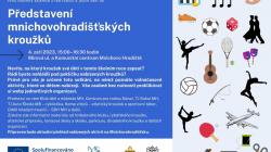 V první školní den se před komunitním centrem představí kroužky pro děti