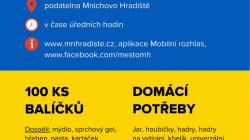 Město Mnichovo Hradiště spustilo materiální sbírku na pomoc Ukrajině. Zdroj: město