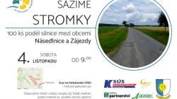 ČSOP Klenice bude sázet stromky mezi obcemi Násedlnice a Zájezdy. Přidejte se k nim