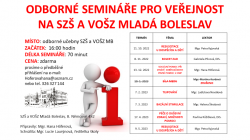 Zdravotnická škola v Mladé Boleslavi zve na bezplatné odborné semináře