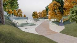 Návrh nového areálu skateparku. Foto: město Mnichovo Hradiště