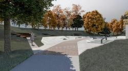 Návrh nového areálu skateparku. Foto: město Mnichovo Hradiště