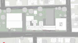 Nástavba vznikne na spojovacím krčku mezi starou a novou budovou školy. Zdroj: město Mnichovo Hradiště