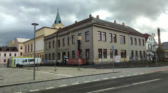 Budova Klubu Mnichovo Hradiště 26. března 2023. Foto: Petr Novák
