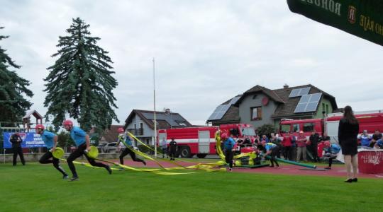 Ve Dnebohu se konalo 2. kolo Velké ceny ČR v požárním útoku. Foto: HZS Středočeského kraje
