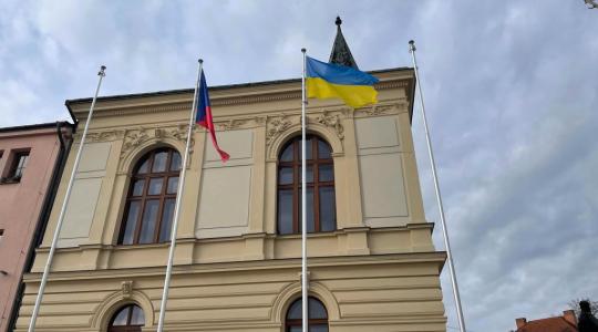 Město Mnichovo Hradiště spustilo materiální sbírku na pomoc Ukrajině. Foto: město
