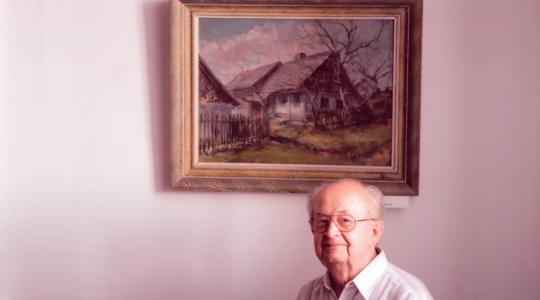 Učitel a malíř Josef Marek. Foto: archiv rodiny Josefa Marka