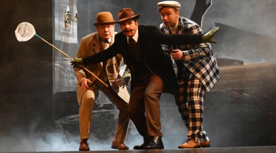 Ve středu 1. prosince je na programu Pes baskervillský, nejnovější dramatizace Petry Halbichové podle románu A. C. Doyla. Foto: Městské divadlo Mladá Boleslav