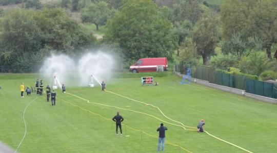 Dneboh hostil 5. závod Velké ceny ČR v požárním útoku. Foto: HZS Středočeského kraje